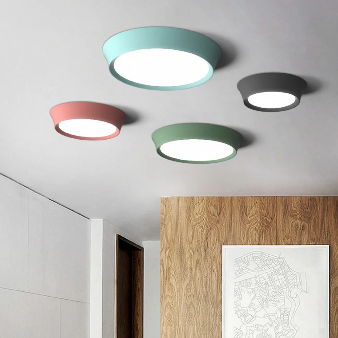 Потолочный светильник POND D24 Pink от ImperiumLoft