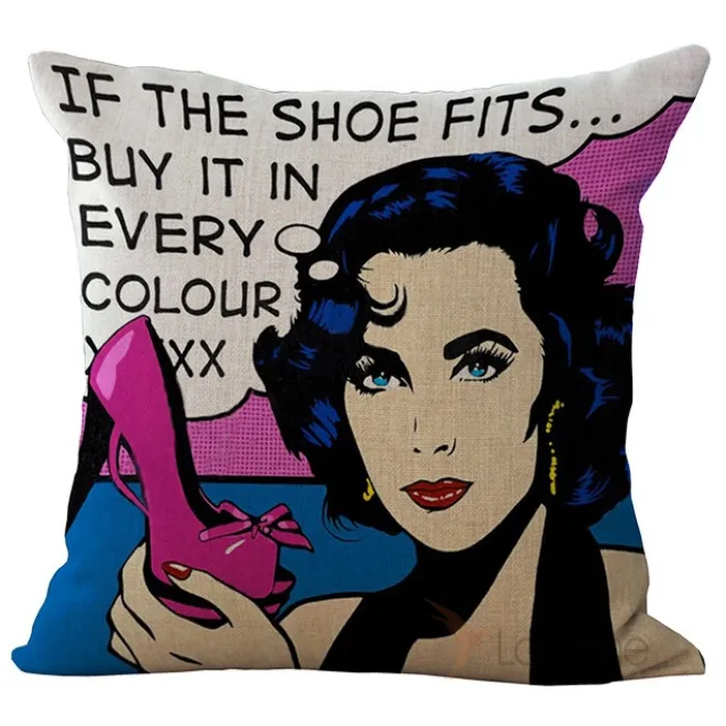 Декоративная подушка Lips and Face #4 от LaLume