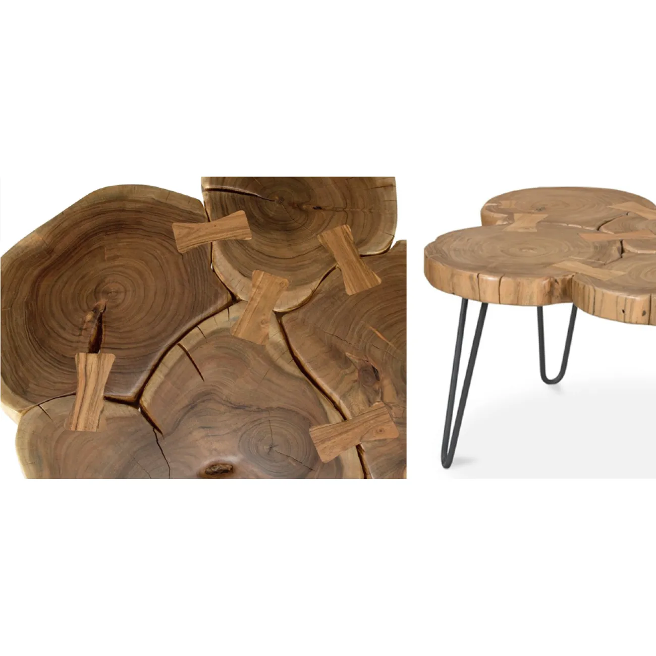 Кофейный столик Rustikal Akazie от LaLume Кофейный столик Rustikal Akazie от LaLume