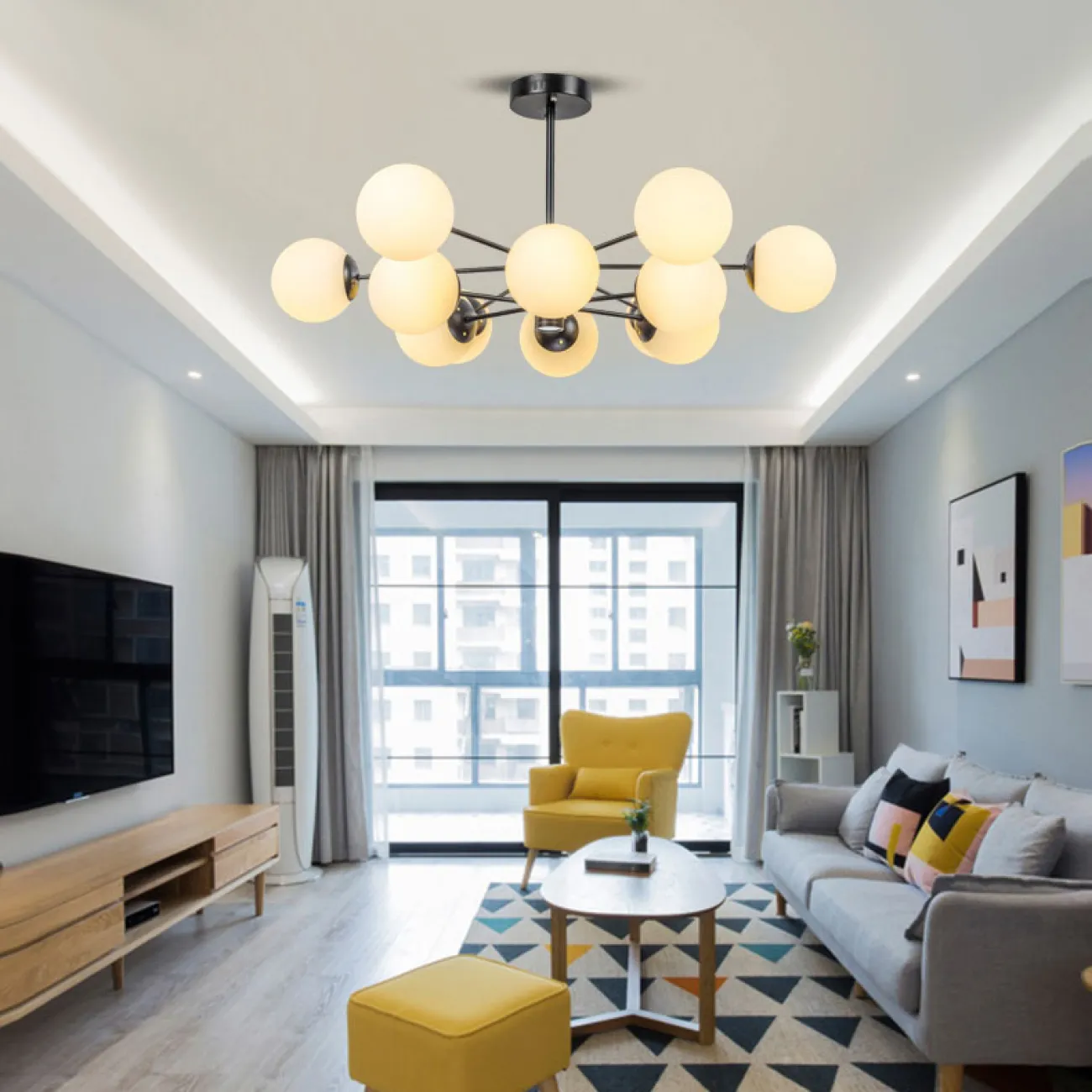 Люстра на штанге BALLS от ImperiumLoft