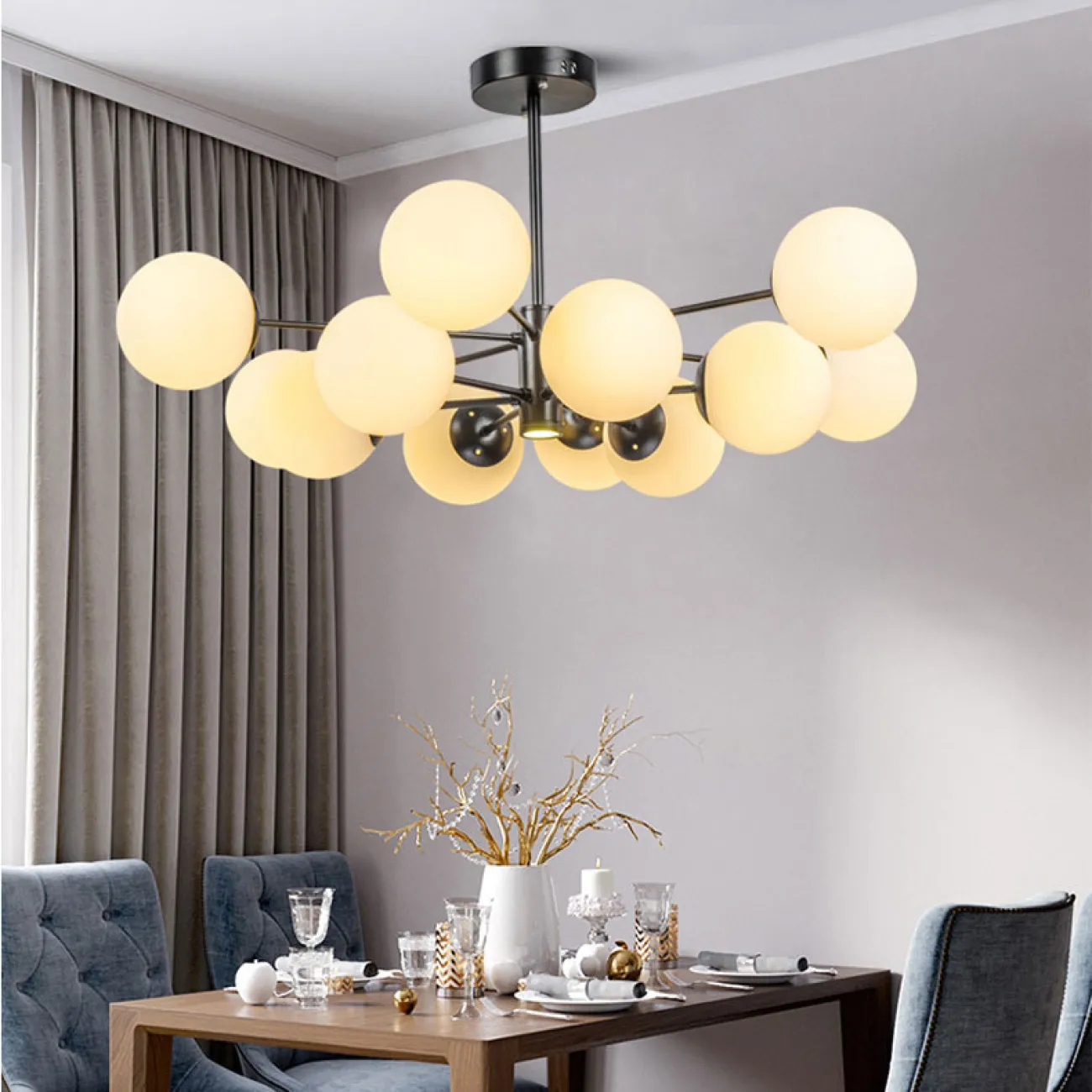 Люстра на штанге BALLS от ImperiumLoft