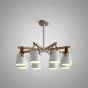 Люстра потолочная на штанге NATURA C8 white от ImperiumLoft
