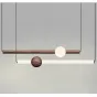 Люстра ORION GLOBE LIGHT wood