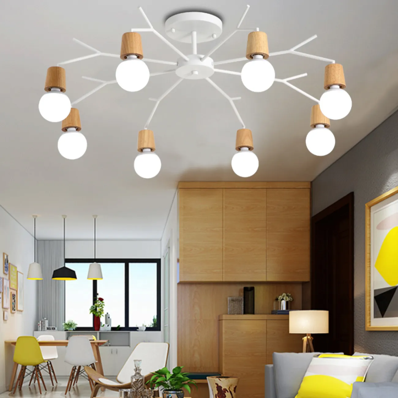 Люстра на штанге LES от ImperiumLoft