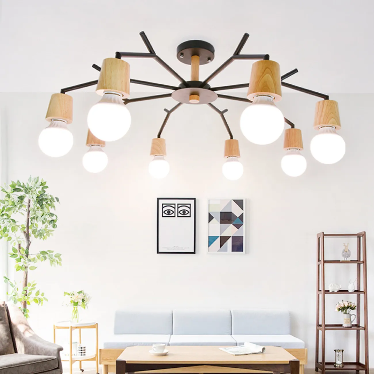 Люстра на штанге LES от ImperiumLoft