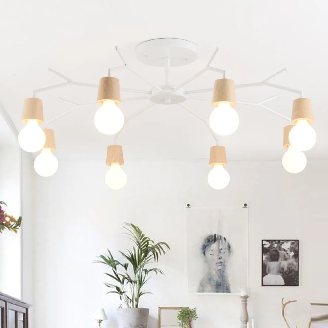 Люстра на штанге LES от ImperiumLoft