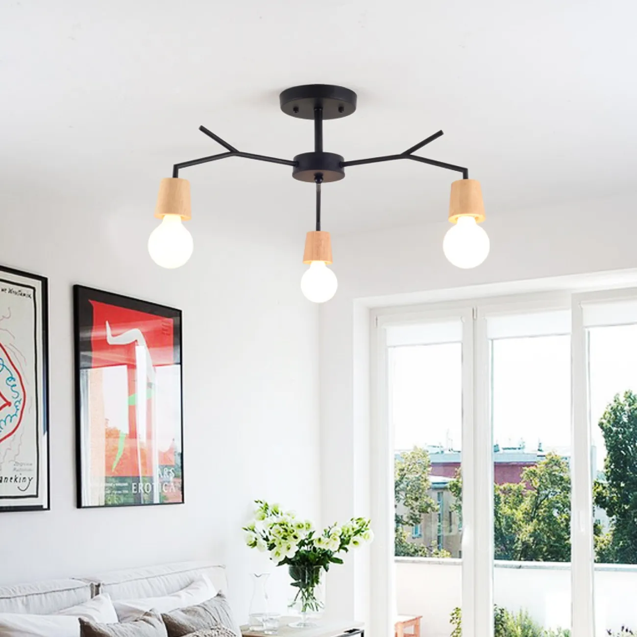 Люстра на штанге LES от ImperiumLoft