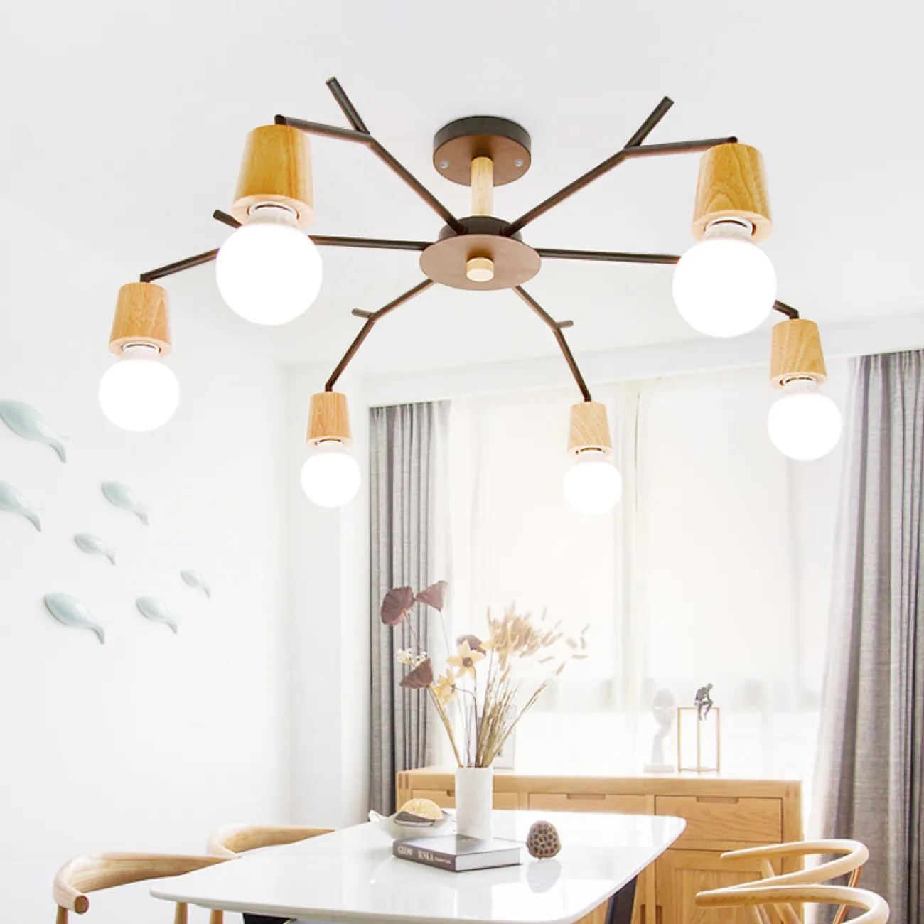 Люстра на штанге LES от ImperiumLoft