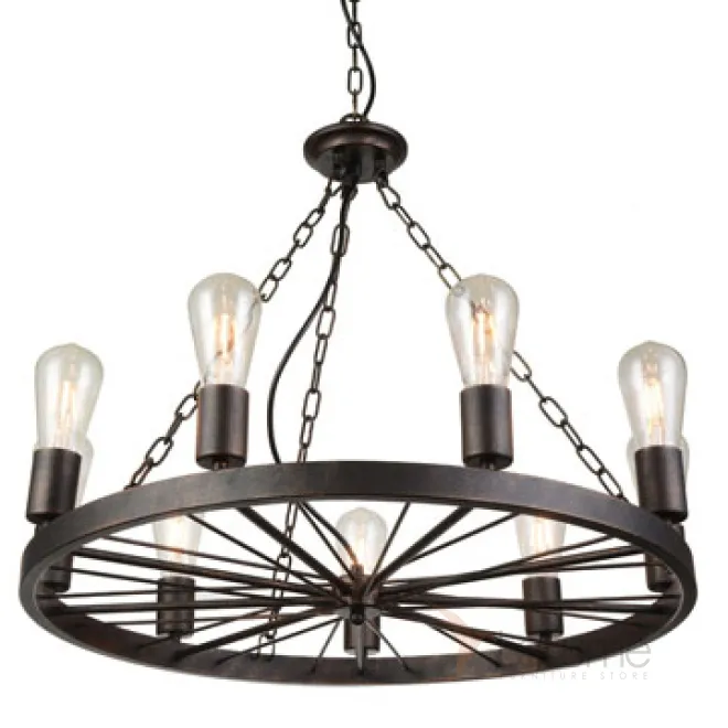 Подвесной светильник Loft Wheel Pendant 9 от LaLume
