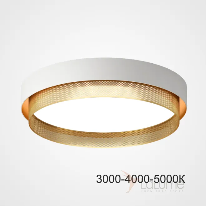 Потолочный светильник MALIA D45 White Brass Трехцветный свет от ImperiumLoft