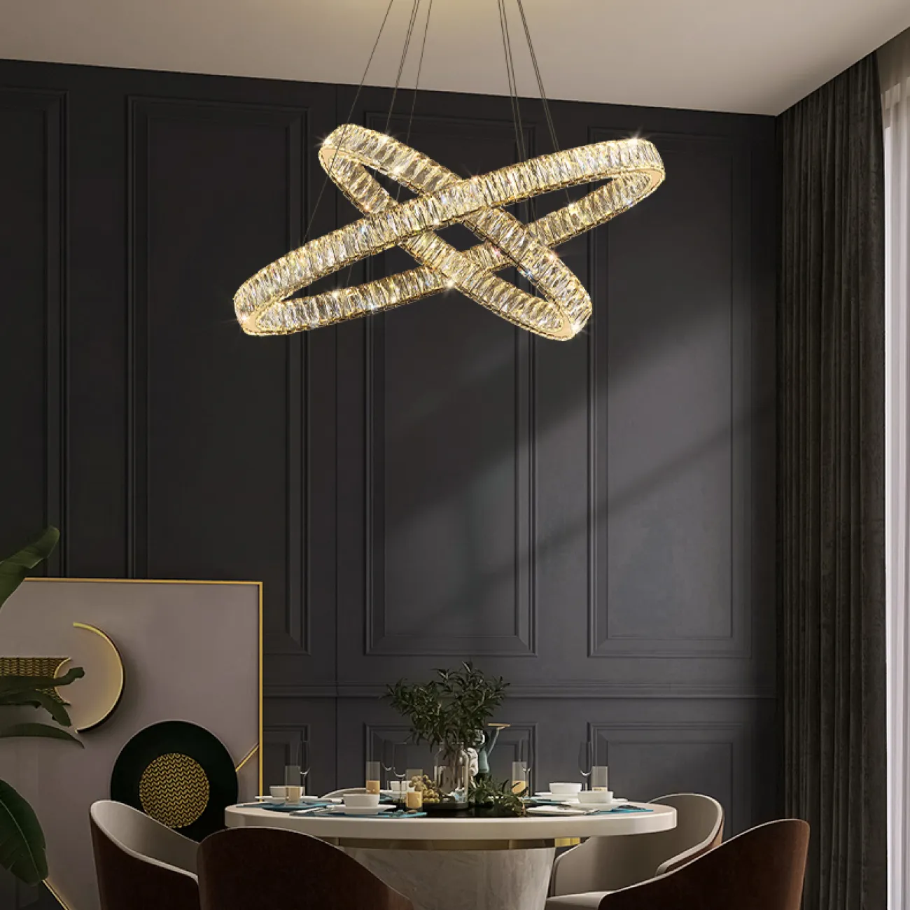 Подвесная люстра BERTOLDA B LUX D45+67+89 от ImperiumLoft