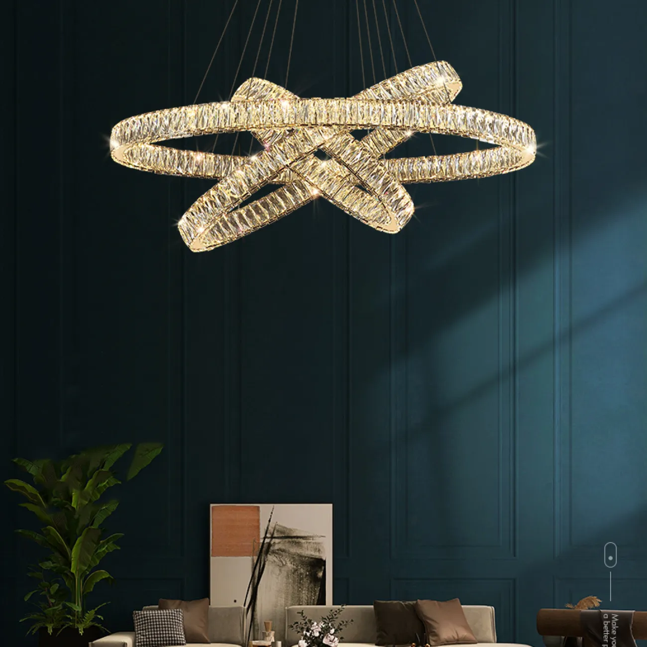 Подвесная люстра BERTOLDA B LUX D56+78 от ImperiumLoft