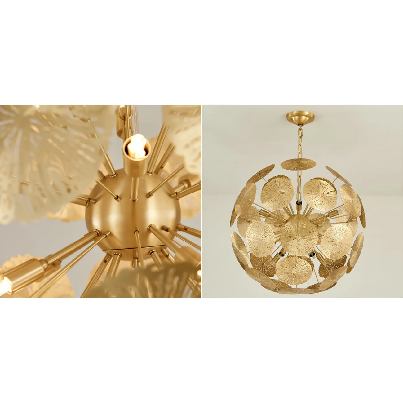 Люстра GLOBAL VIEWS LILY PAD Chandelier от LaLume