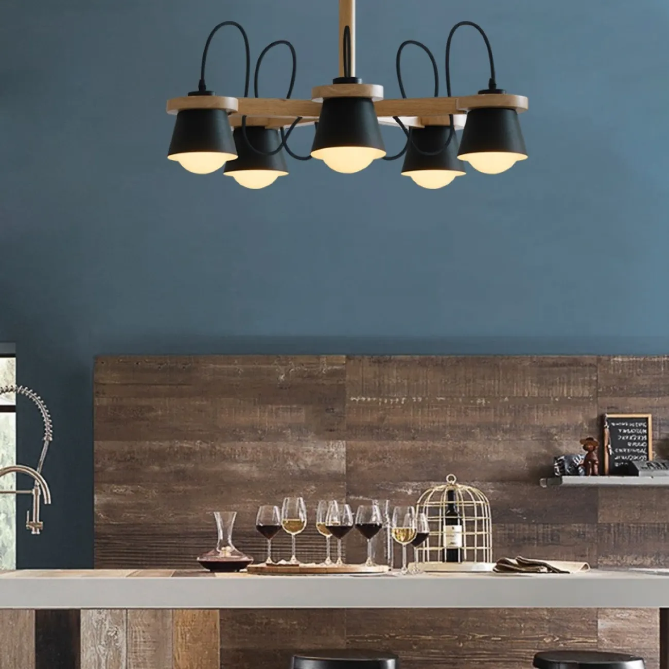 Люстра потолочная NATURA B5 Black от ImperiumLoft
