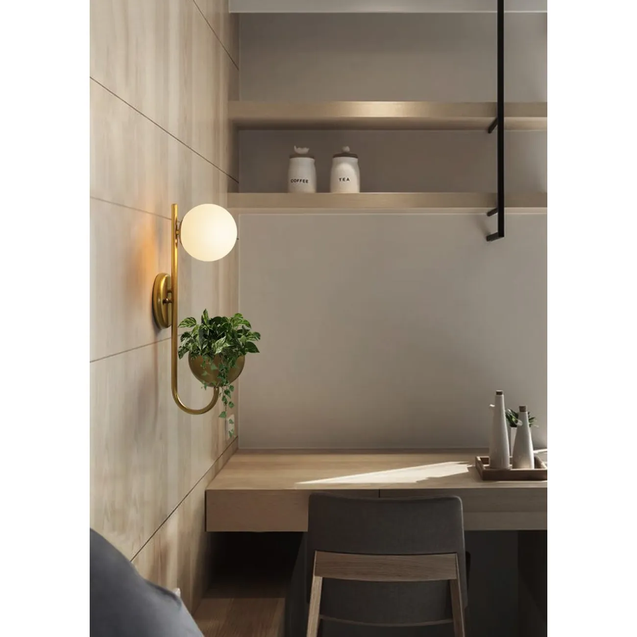 Бра Ritz Single Head Pot Plant Wall Light