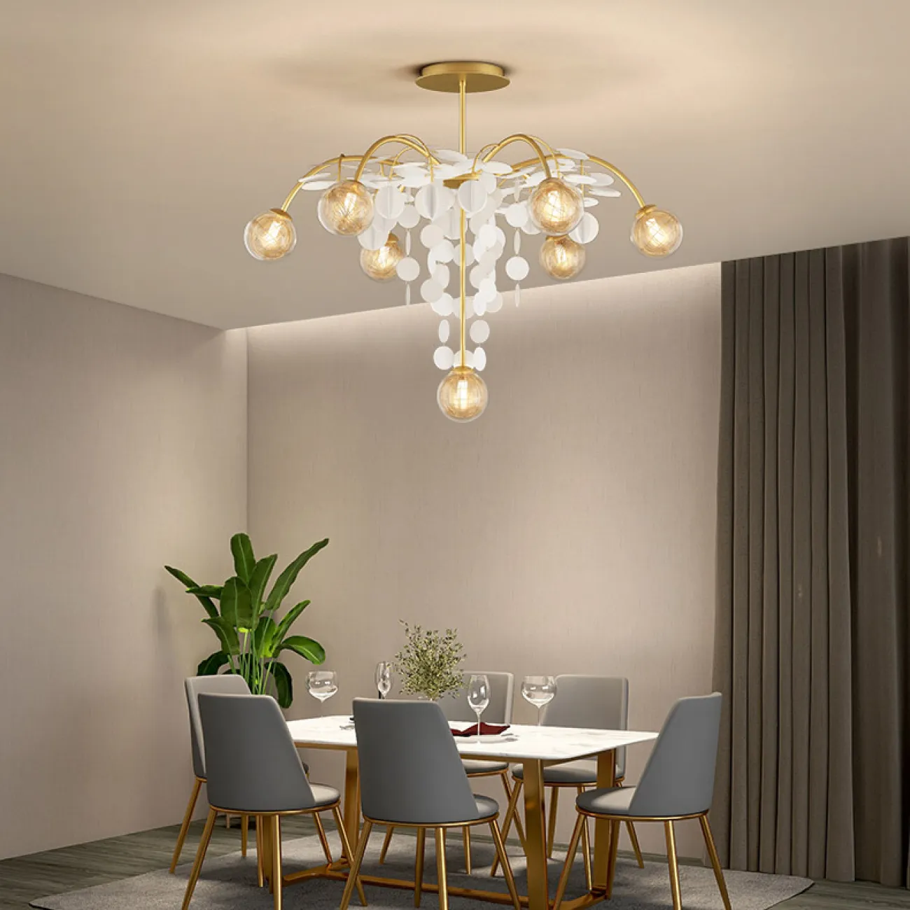 Подвесная люстра FELINA L5 от ImperiumLoft