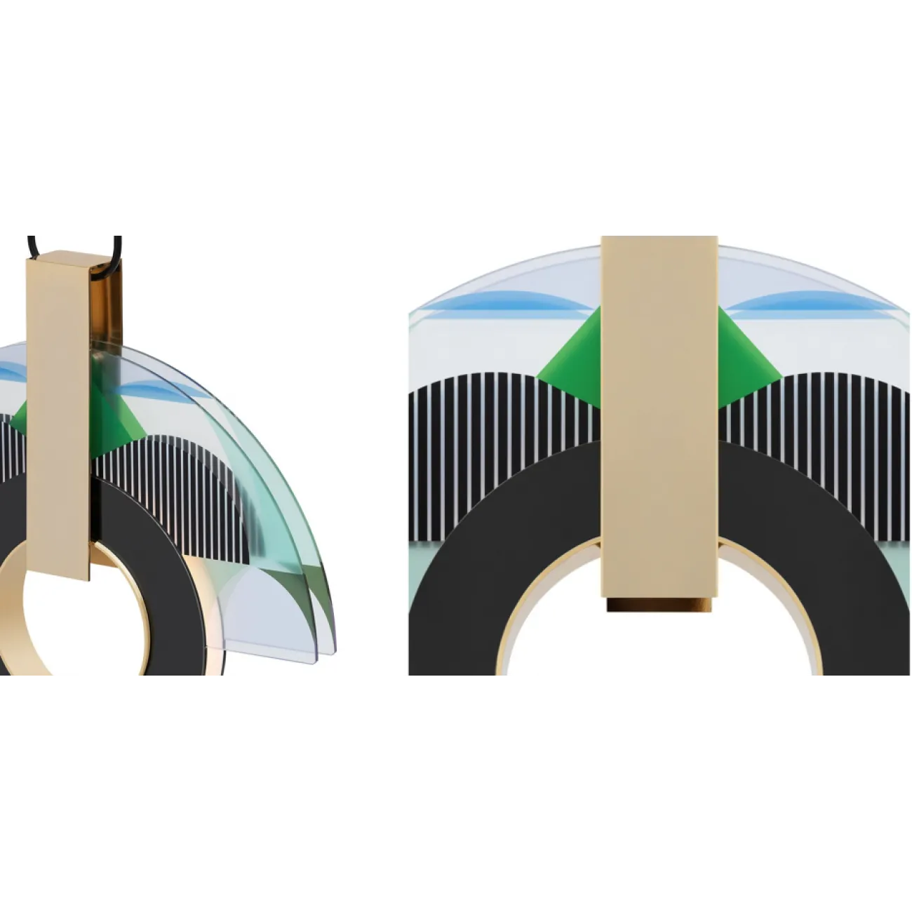 Люстра Miami art deco inspires pendant lights
