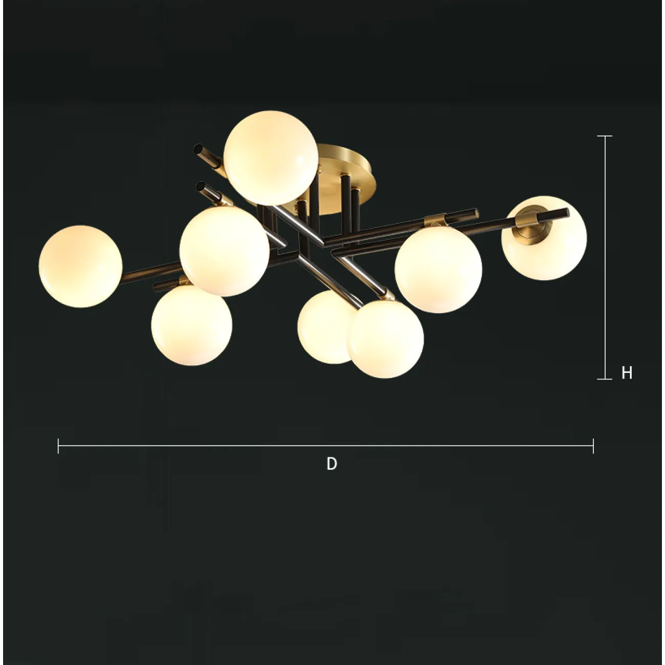 Потолочная люстра MARYON L6 от ImperiumLoft