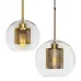 Perforated Vessel Pendant Lamp Gold Ball