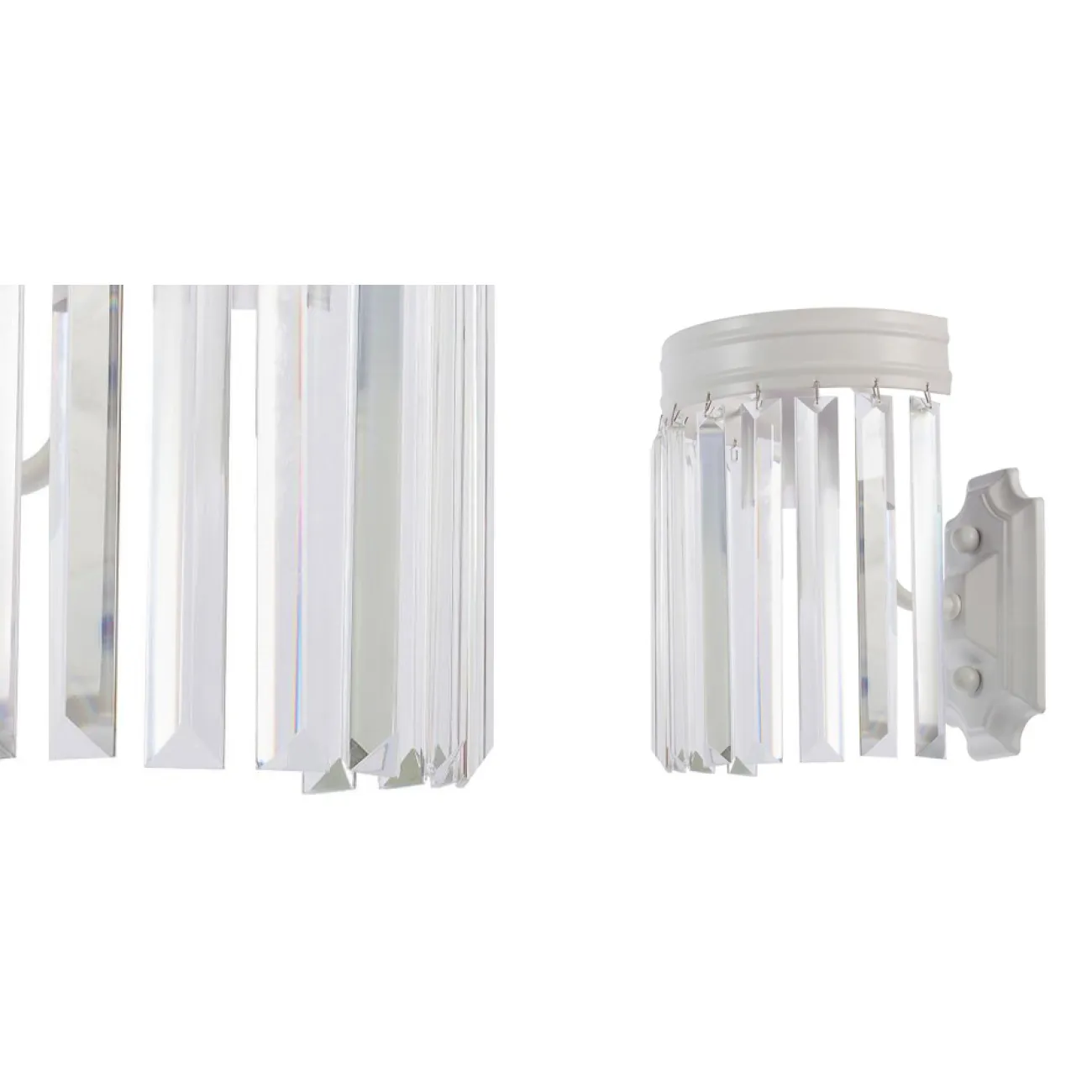 Настенная лампа RH Odeon Clear Glass White Bra от LaLume