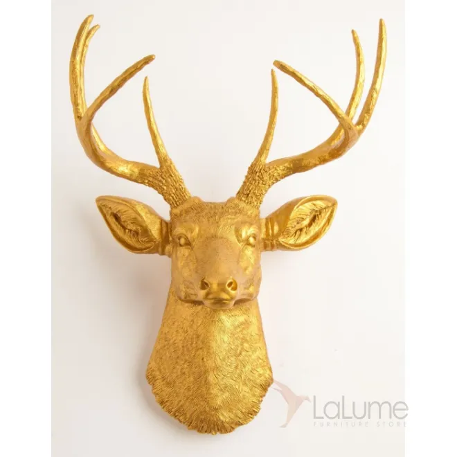 Голова оленя - Золотая от LaLume