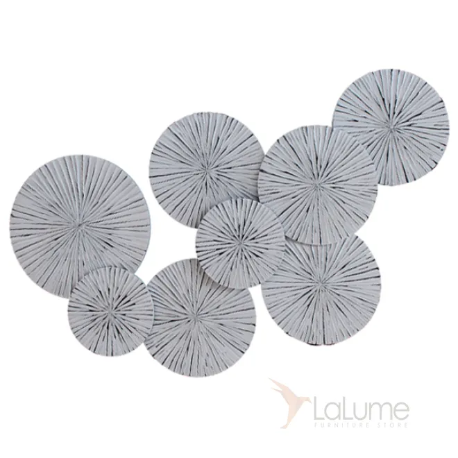 Арт-объект Apollo Gray Wall Plaque Disc от LaLume