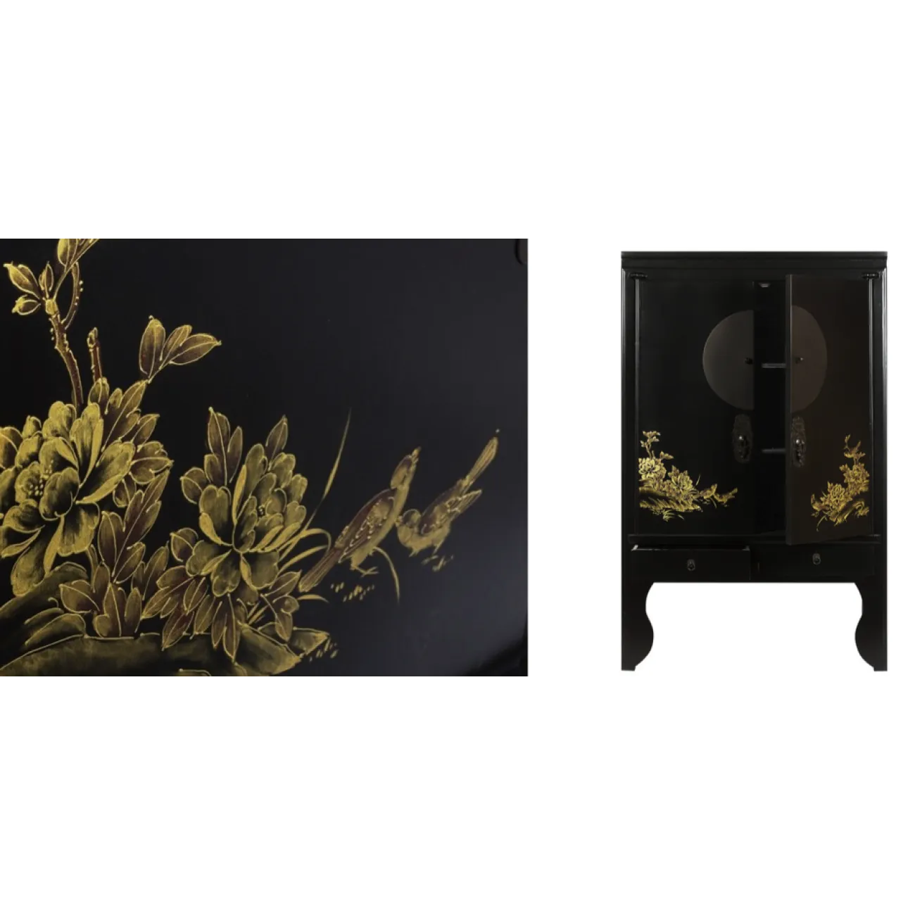 Шкаф Chinese Bird Black от LaLume