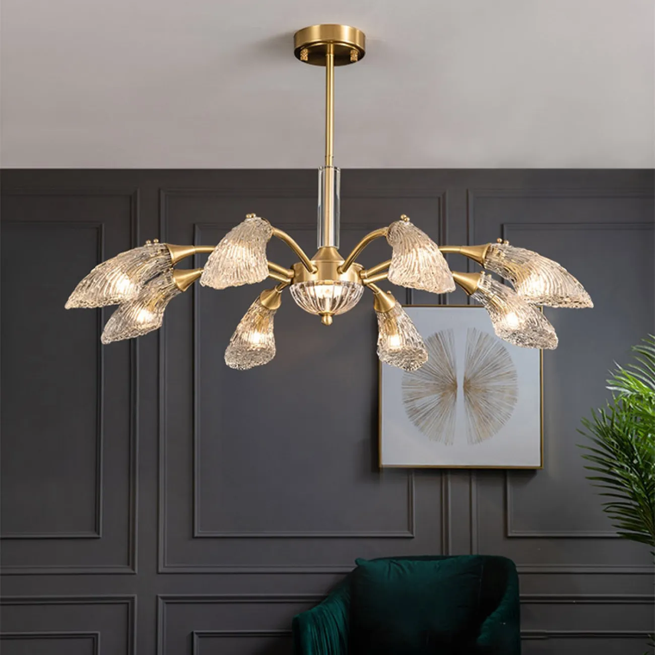 Потолочная люстра INGELIV CH D98 от ImperiumLoft Потолочная люстра INGELIV CH D98 от ImperiumLoft