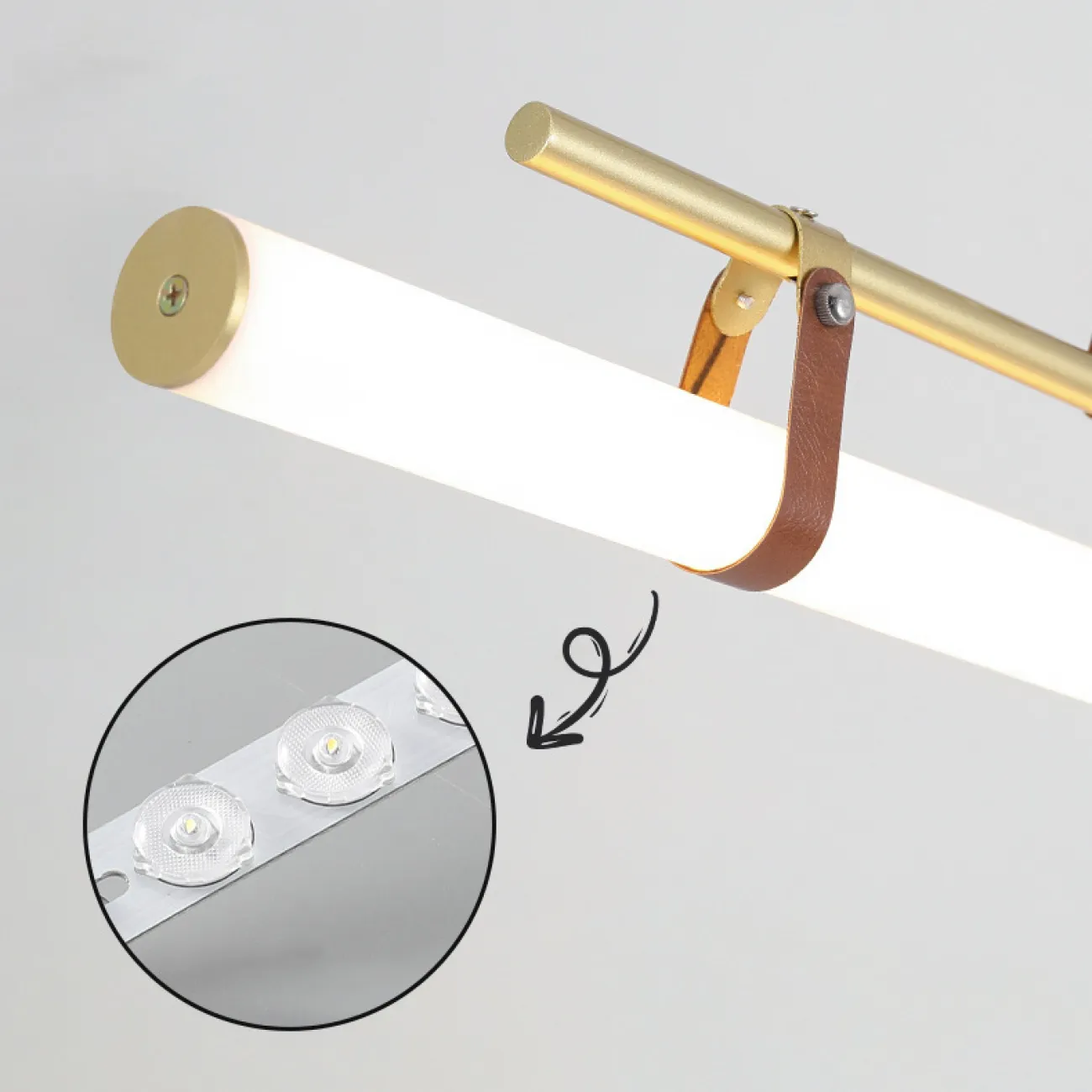 Подвесной светильник HARALD L80 Brass от ImperiumLoft