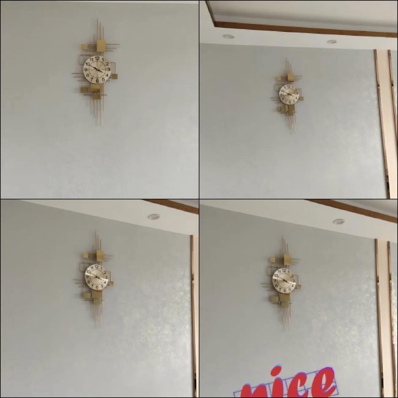 Дизайнерский настенный декор часы LaLume-KKK00389