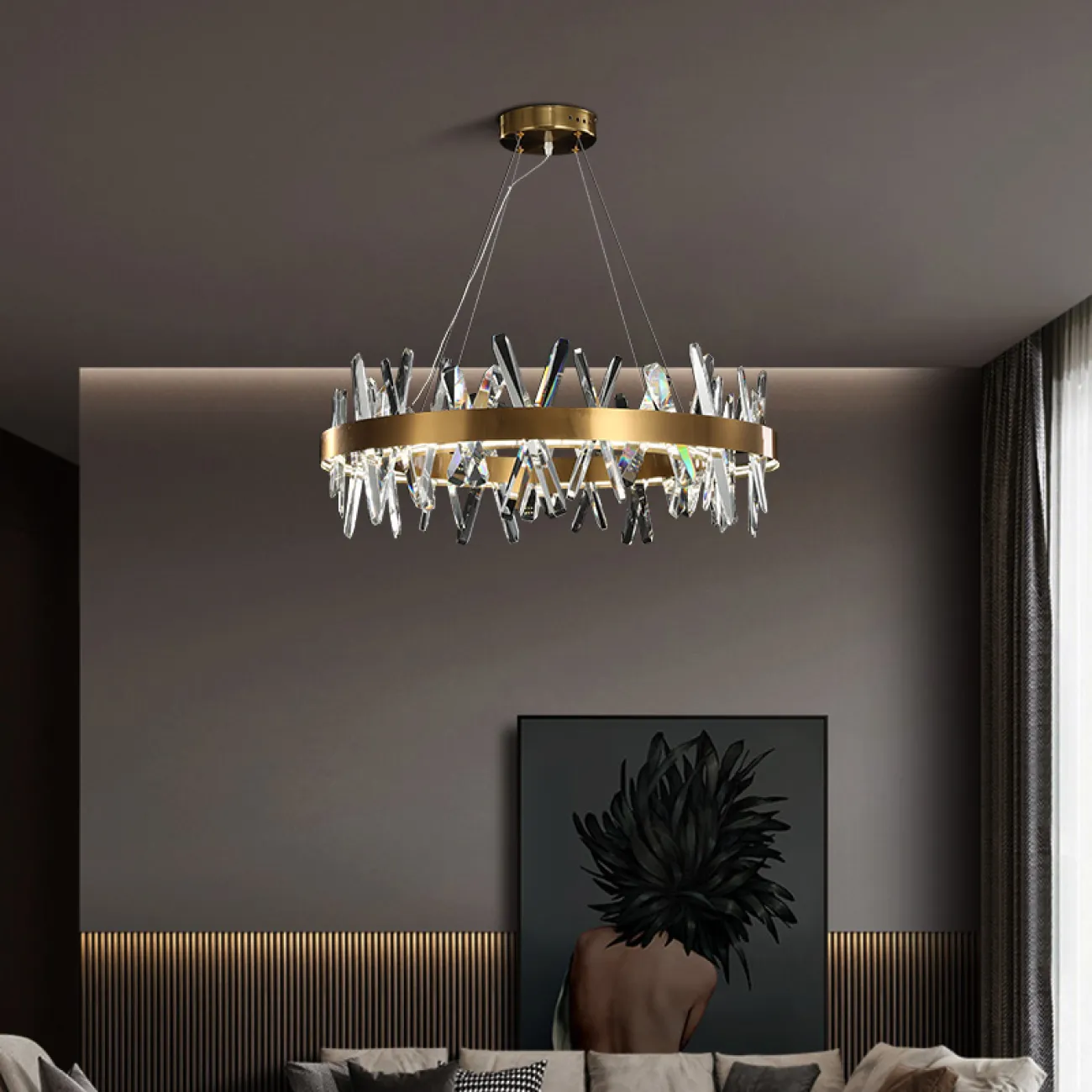 Подвесная люстра CAROLA CROSS D60 от ImperiumLoft