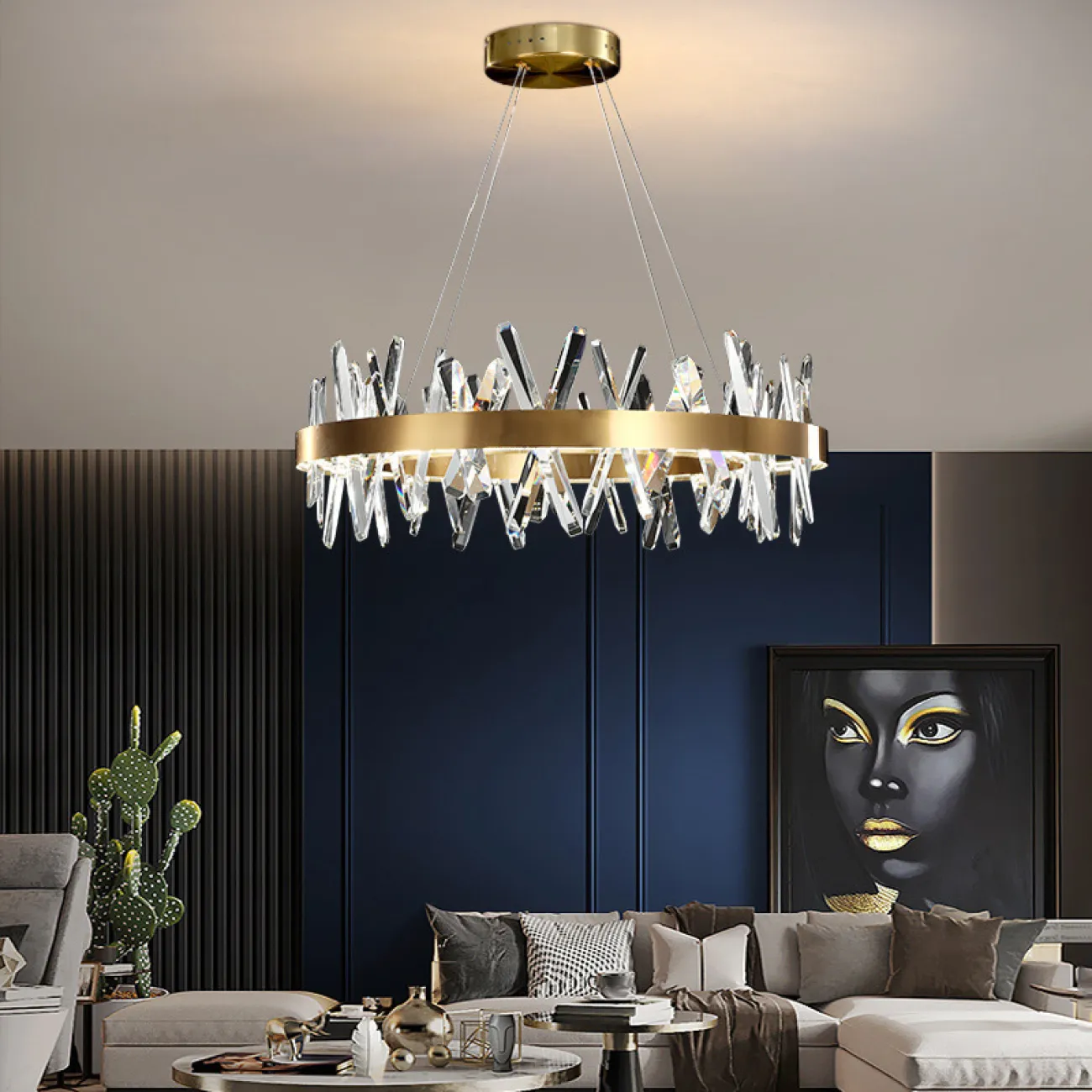 Подвесная люстра CAROLA CROSS D60 от ImperiumLoft