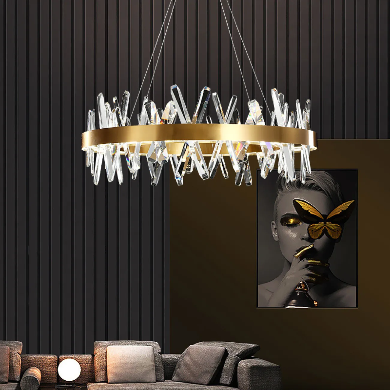 Подвесная люстра CAROLA CROSS D60 от ImperiumLoft