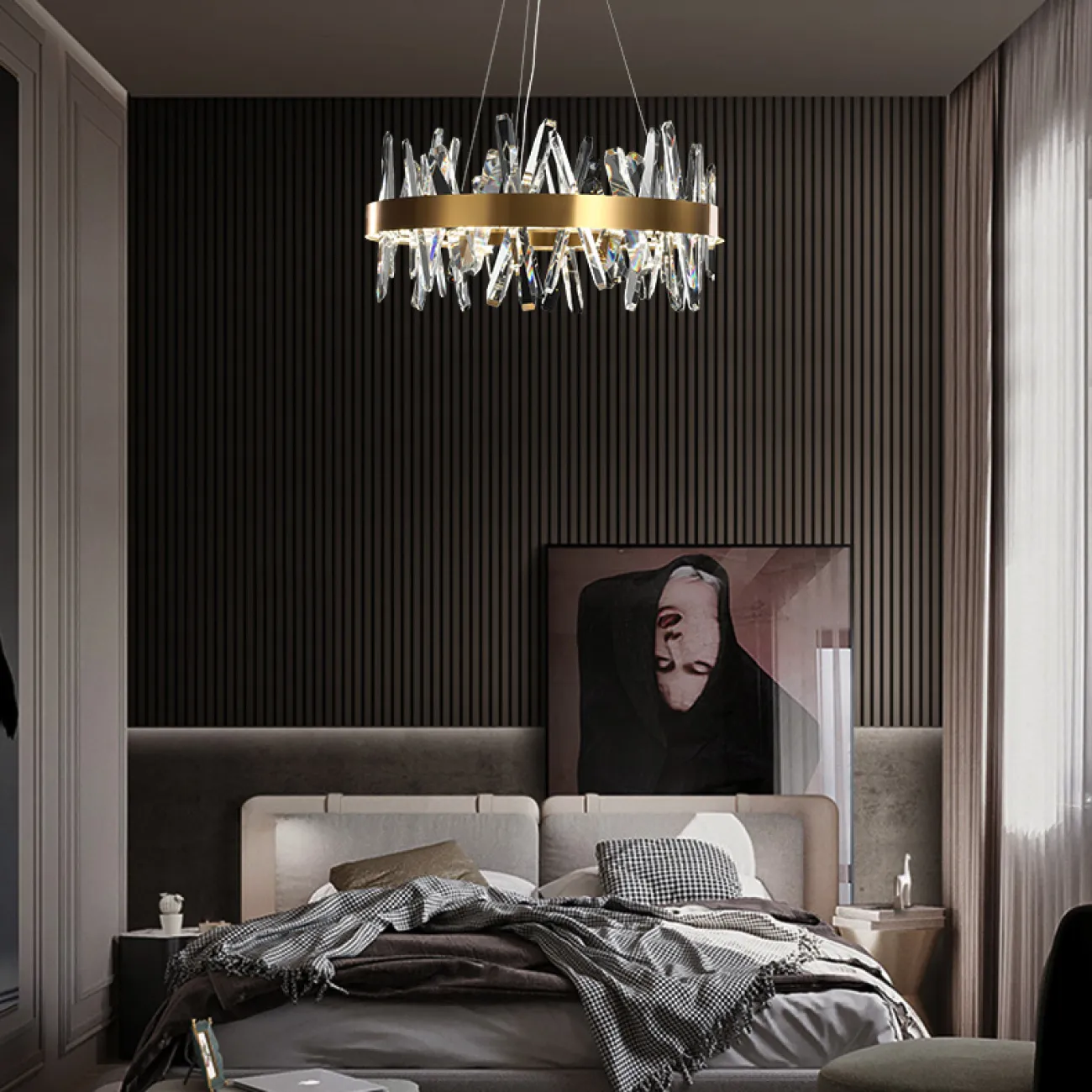 Подвесная люстра CAROLA CROSS D60 от ImperiumLoft