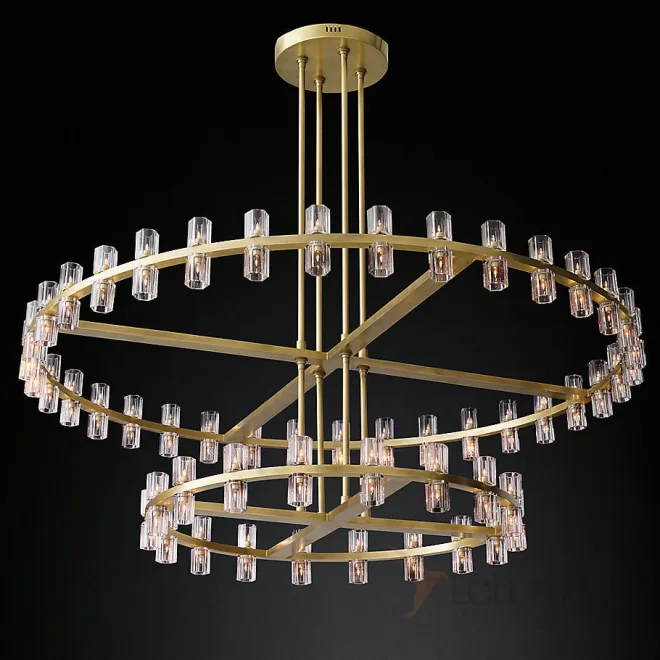 Люстра Restoration Hardware Arcachon Round 2-Tier Chandelier