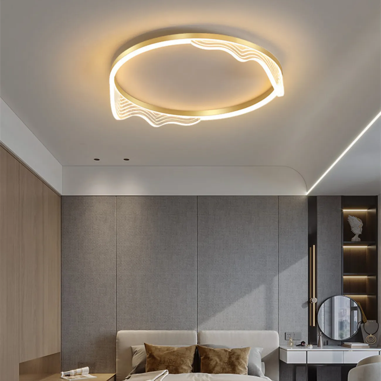 Потолочный светильник IZELIN D40 Brass от ImperiumLoft Потолочный светильник IZELIN D40 Brass от ImperiumLoft