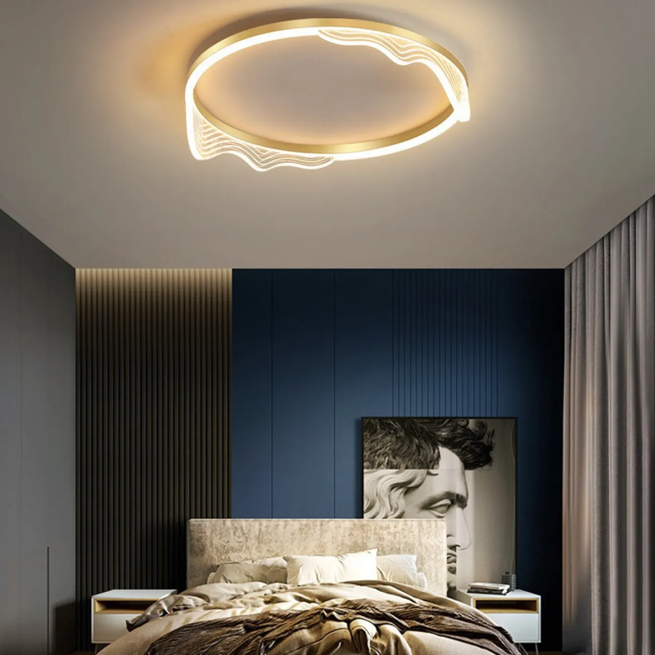 Потолочный светильник IZELIN D40 Brass от ImperiumLoft Потолочный светильник IZELIN D40 Brass от ImperiumLoft