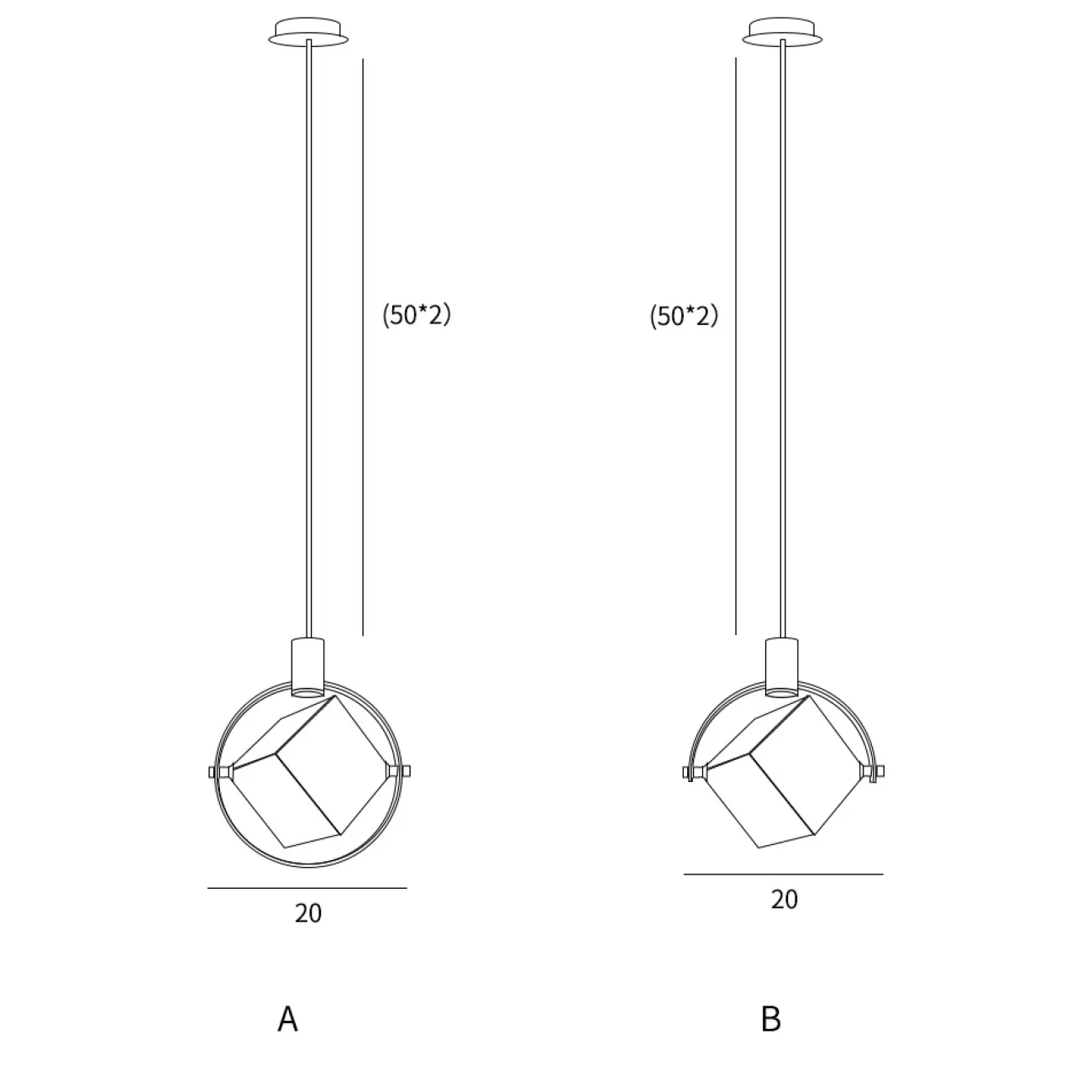 Подвесной светильник Crystal Halo