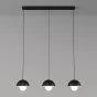 Готовая комбинация подвесных светильников c тремя шарообразными плафонами TEODOR TRIO White