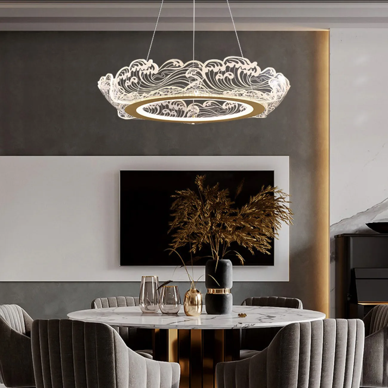 Подвесная люстра MARIBEL D85 от ImperiumLoft