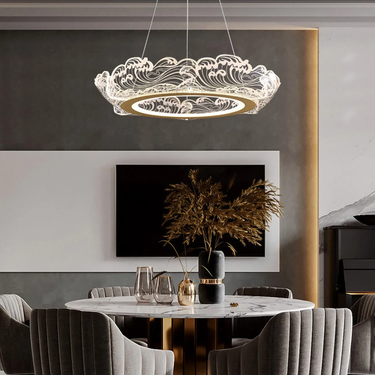 Подвесная люстра MARIBEL D65 от ImperiumLoft