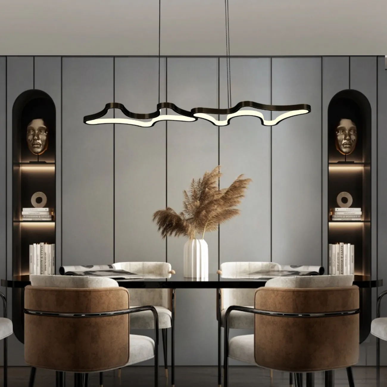 Подвесной светильник OVERTON Black Brass от ImperiumLoft