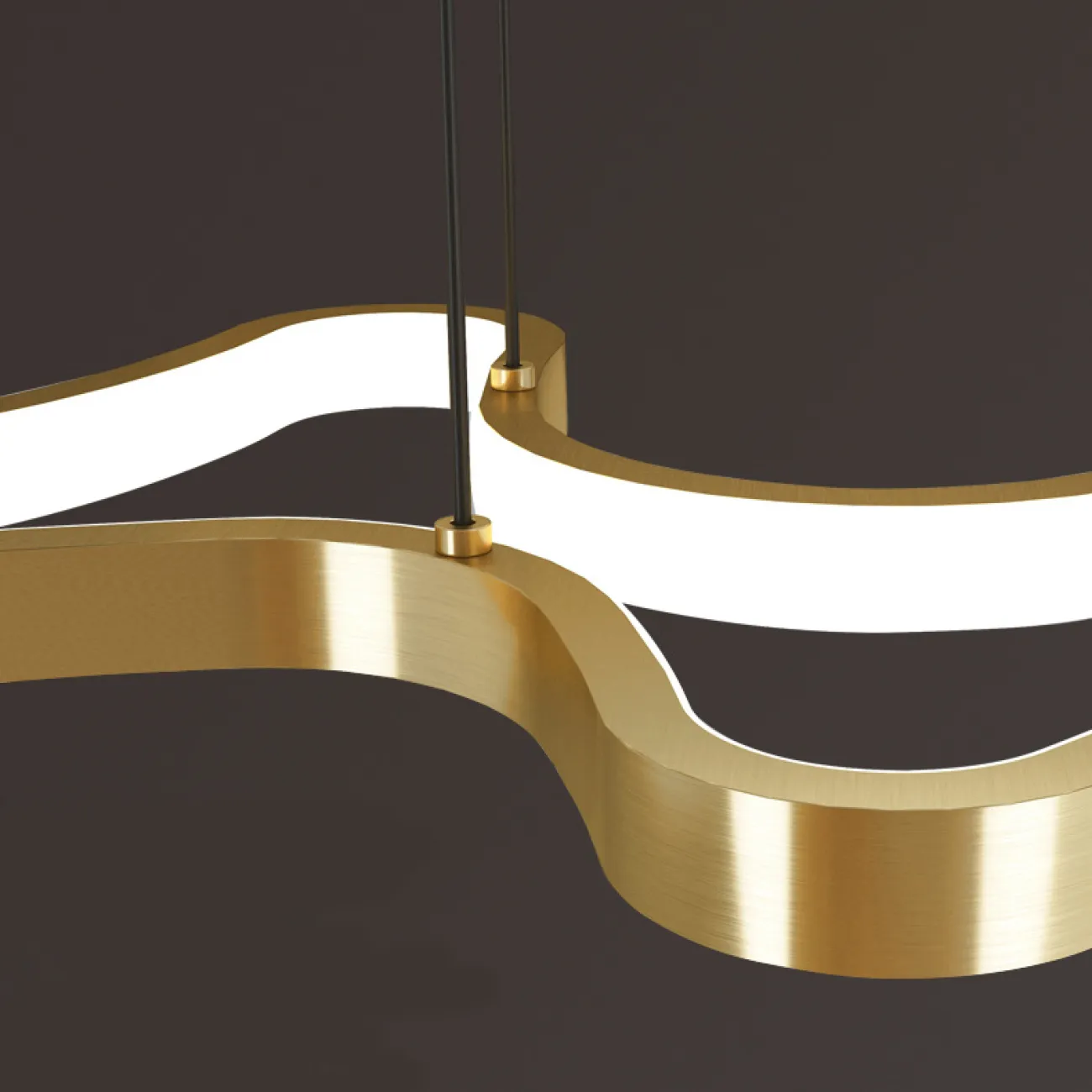 Подвесной светильник OVERTON Black Brass от ImperiumLoft