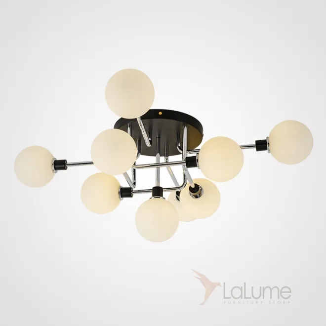 Подвесная люстра NEXO 9 Белый, Серебро от ImperiumLoft