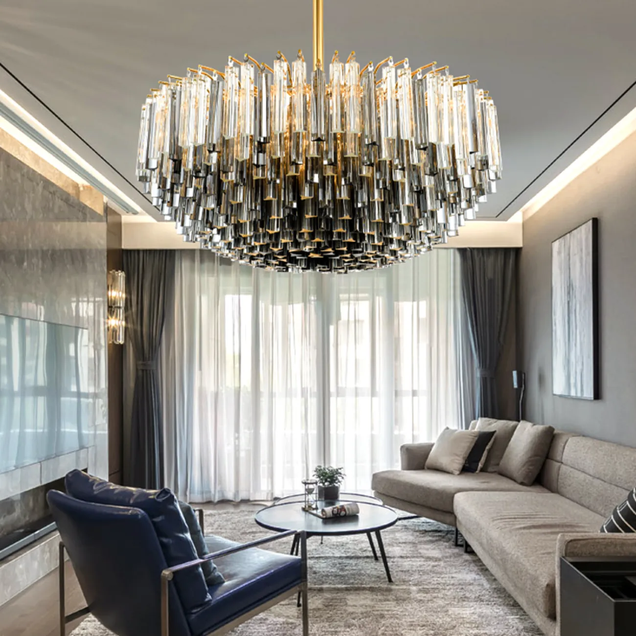 Подвесная люстра SMOKY D100 от ImperiumLoft Подвесная люстра SMOKY D100 от ImperiumLoft