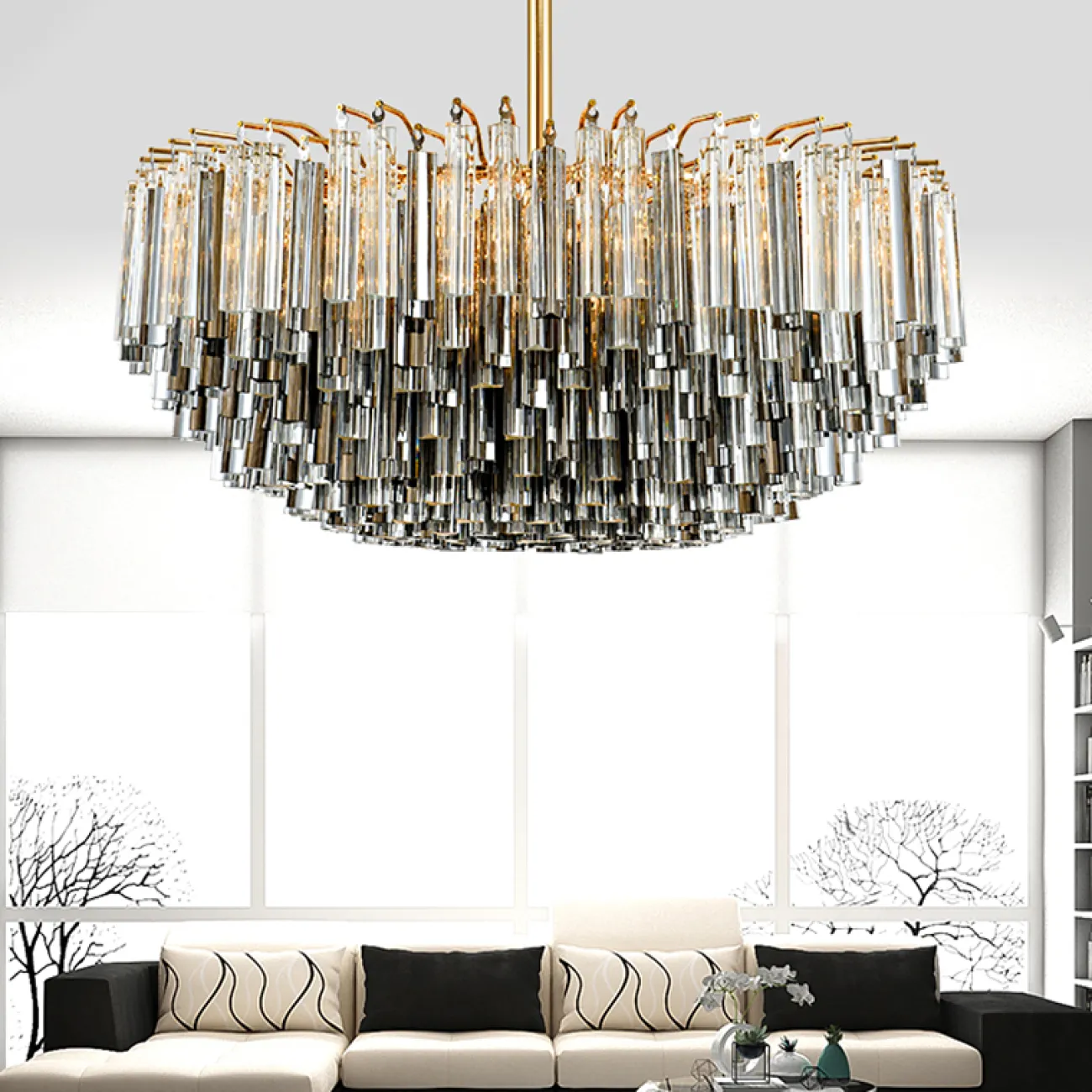 Подвесная люстра SMOKY D100 от ImperiumLoft Подвесная люстра SMOKY D100 от ImperiumLoft