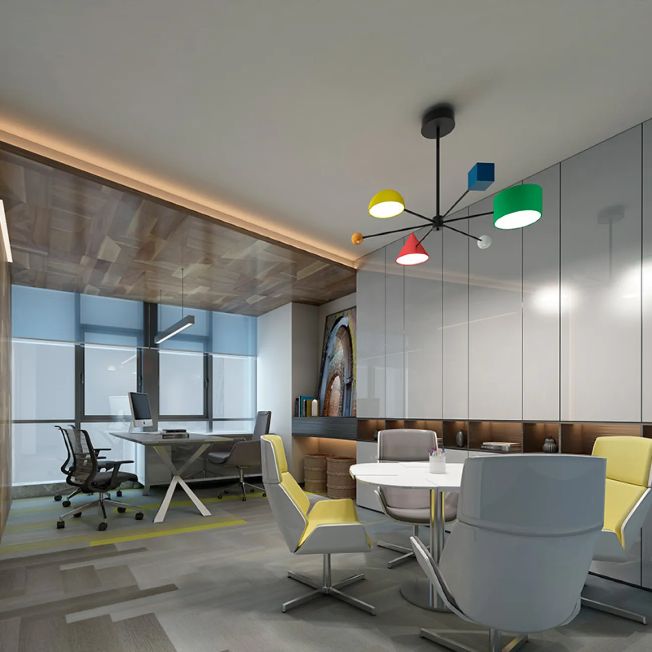 Люстра на штанге SPIL от ImperiumLoft