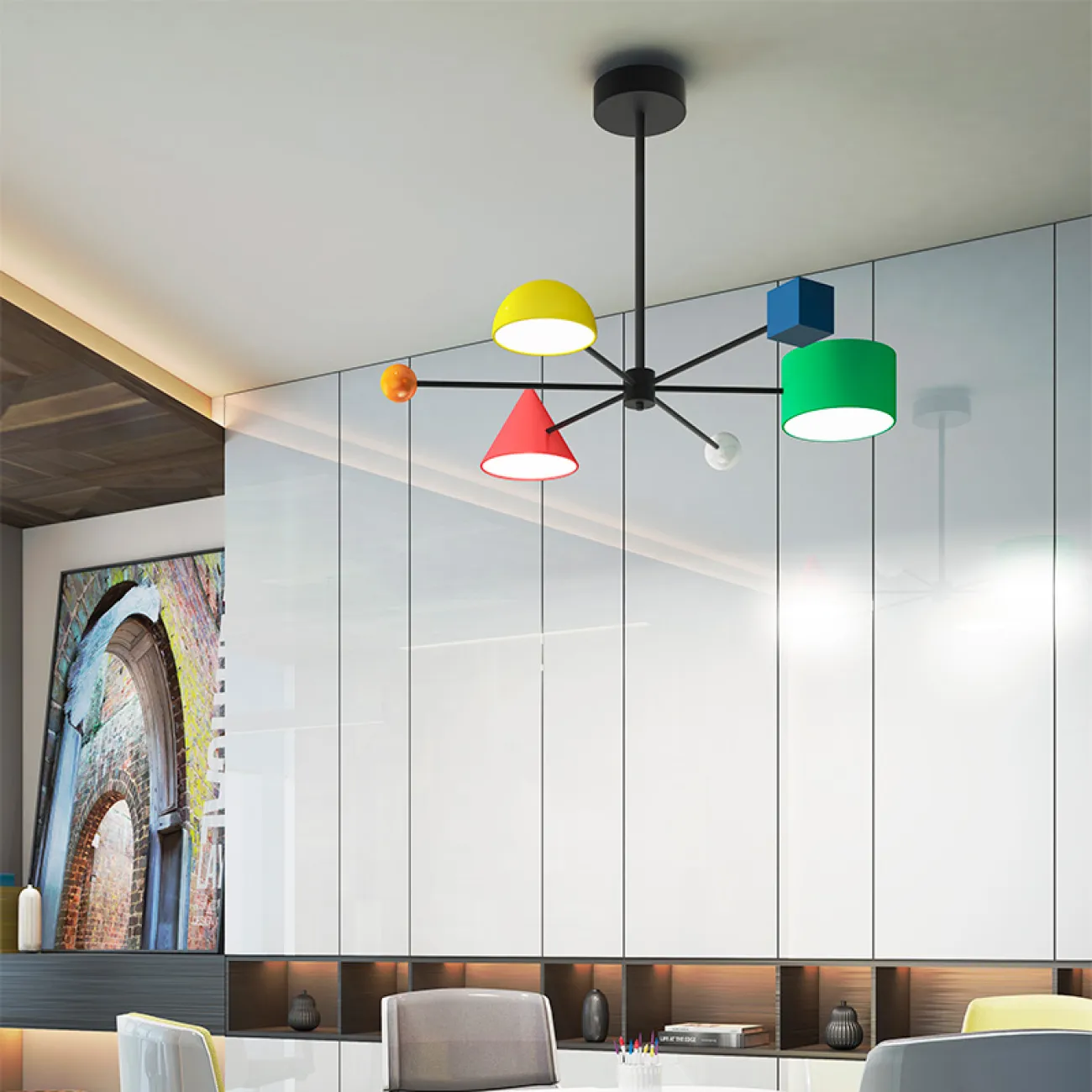 Люстра на штанге SPIL от ImperiumLoft