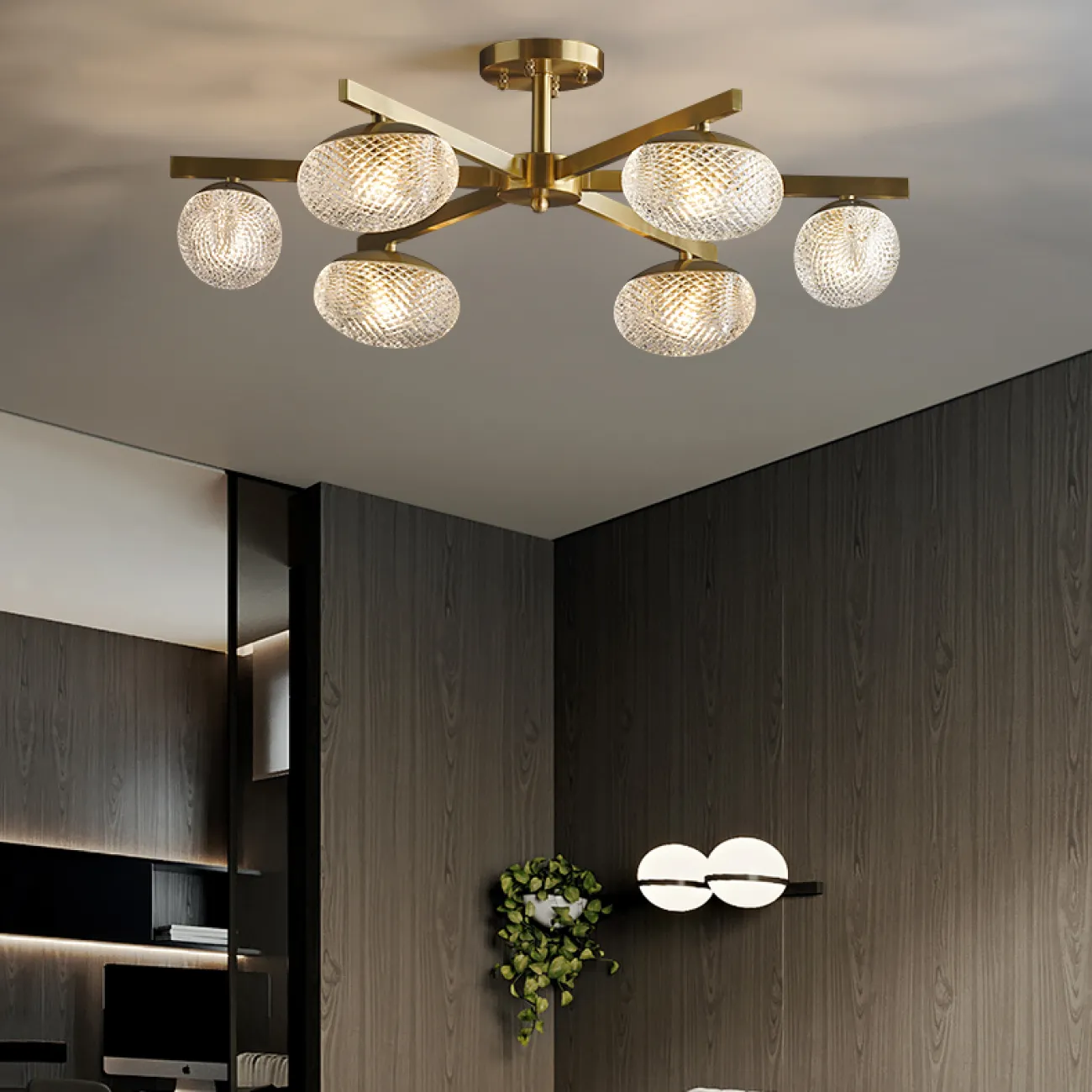 Потолочная люстра BETHANY CH L6 от ImperiumLoft