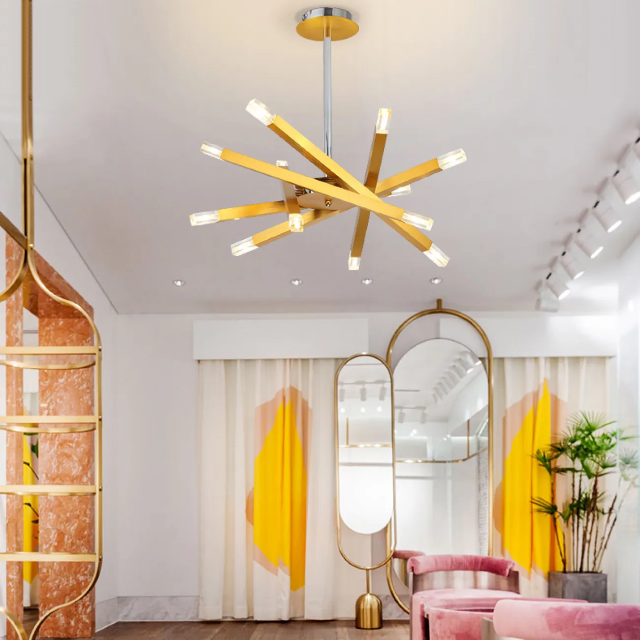 Люстра на штанге SNAP от ImperiumLoft